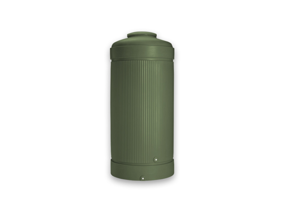 2000-litre rainwater column tank, green-08083